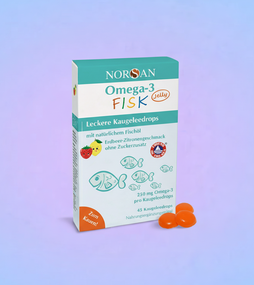 Omega-3 FISK Jelly 45er Packung