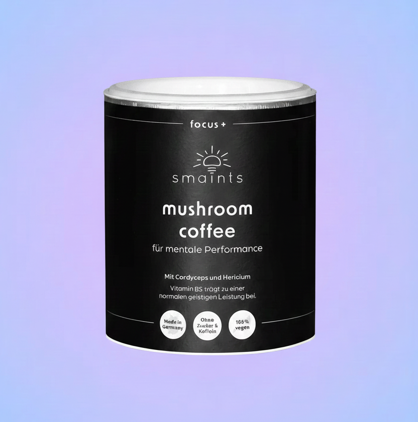 Mushroom Coffee mit Cordyceps und Hericium