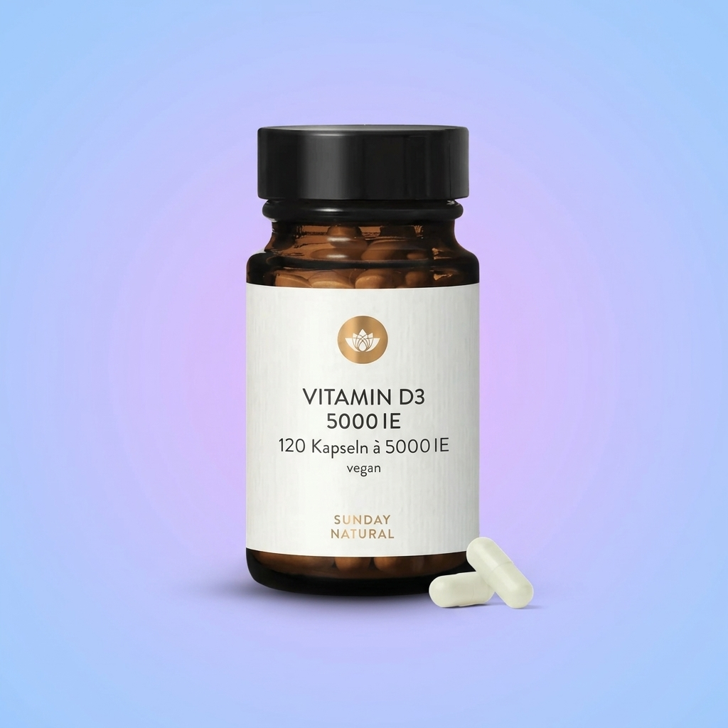 Vitamin d3 kapseln 5.000IE Hochdosiert & vegan
