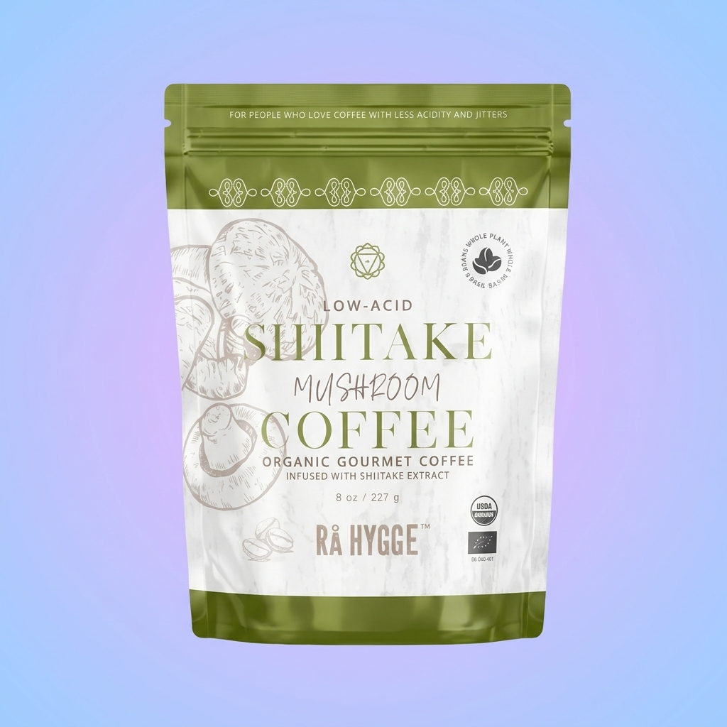 Shiitake Spezialitätenkaffee, ganze Bohnen, 227 g