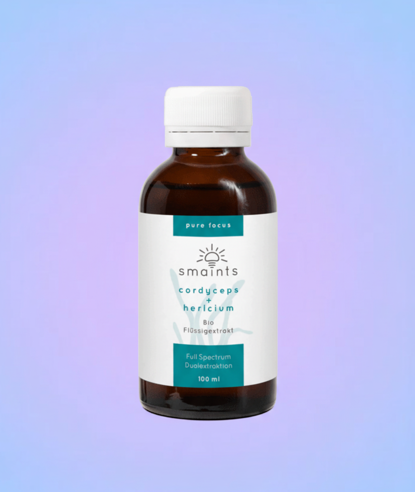 Pure Focus Flüssigextrakt mit Cordyceps und Hericium