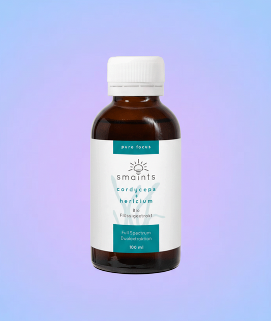 Pure Focus Flüssigextrakt mit Cordyceps und Hericium