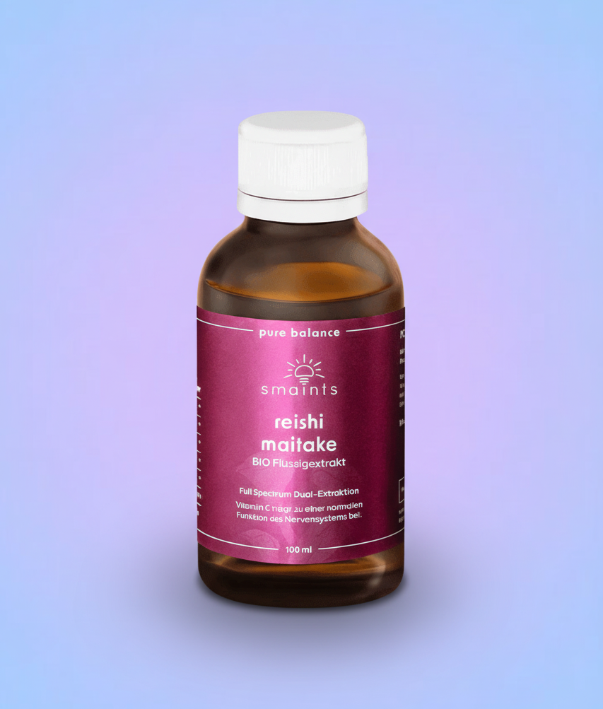 Pure Balance Flüssigextrakt mit Reishi und Maitake